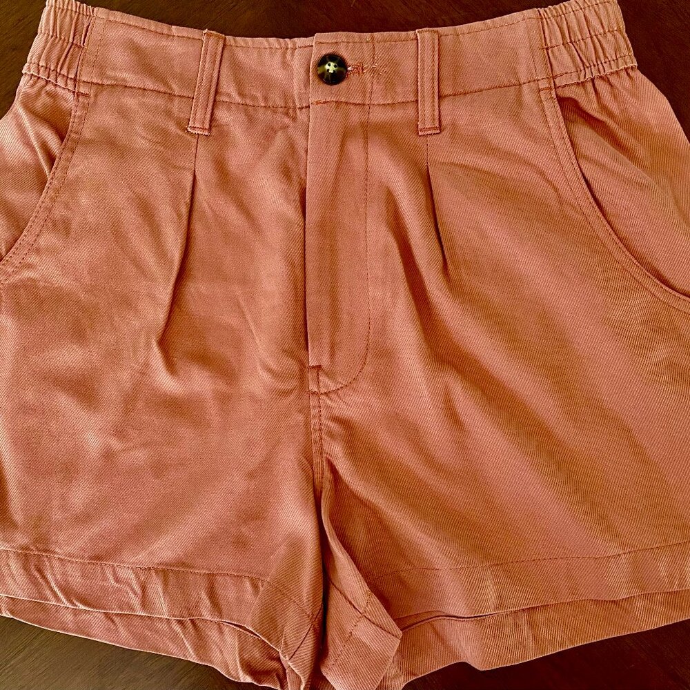 NWOT Madewell High-Waisted, Wide Leg Shorts Size 6